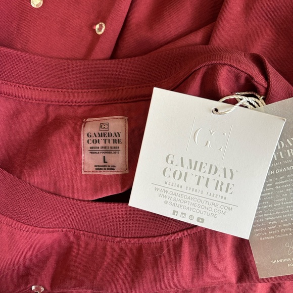 SC Gamecocks Oversized Rhinestone Tee - Picture 5 of 6